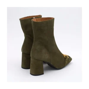 Ángel Alarcón Pryor - Leather Ankle Boots With A Metallic Ornament Hot