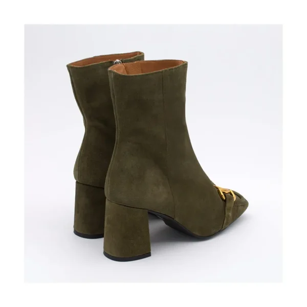 Ángel Alarcón Pryor - Leather Ankle Boots With A Metallic Ornament Hot