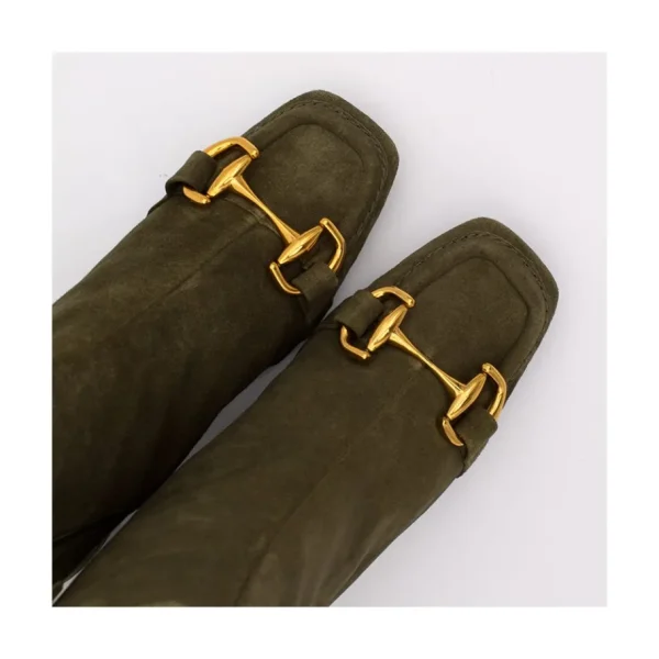 Ángel Alarcón Pryor - Leather Ankle Boots With A Metallic Ornament Hot