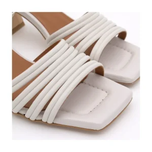 Ángel Alarcón Roberts - Leather Strap Sandals With Medium Heel Discount