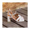 Ángel Alarcón Robyn - Leather Strap Sandals With High Heels Online