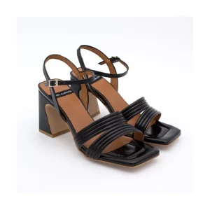 Ángel Alarcón Robyn - Shiny Leather Strap Sandals With High Heels Clearance