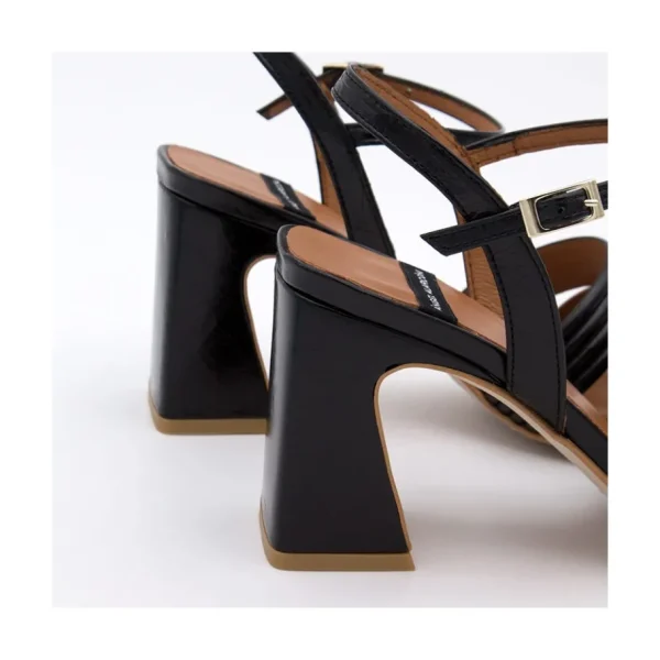 Ángel Alarcón Robyn - Shiny Leather Strap Sandals With High Heels Clearance