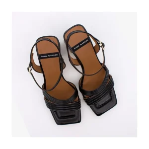 Ángel Alarcón Robyn - Shiny Leather Strap Sandals With High Heels Clearance