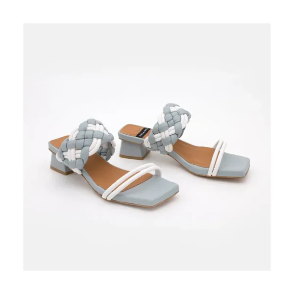 Ángel Alarcón Romy- Low Heel Leather Foamed Sandals Best