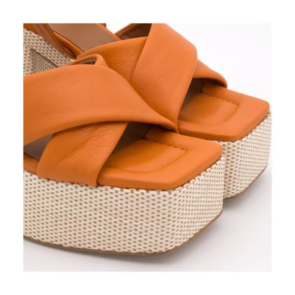 Ángel Alarcón Sangalo - Padded Sandal With Block Heel &Platform Hot