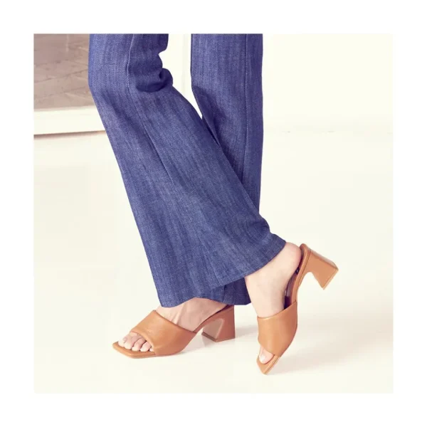 Ángel Alarcón Streep - Leather Foamed Heel Mule Fashion