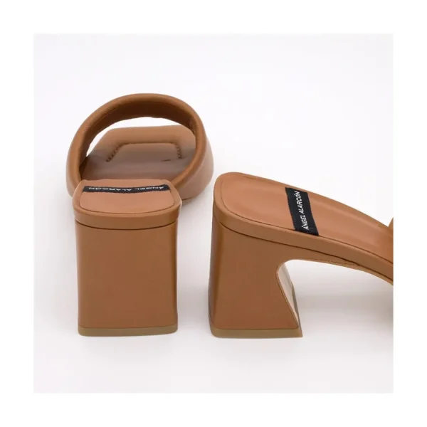 Ángel Alarcón Streep - Leather Foamed Heel Mule Fashion