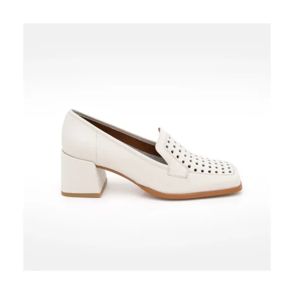 Ángel Alarcón Tatum - Leather Heeled Summer Loafer Online