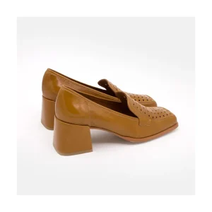 Ángel Alarcón Tatum - Leather Heeled Summer Loafer Online