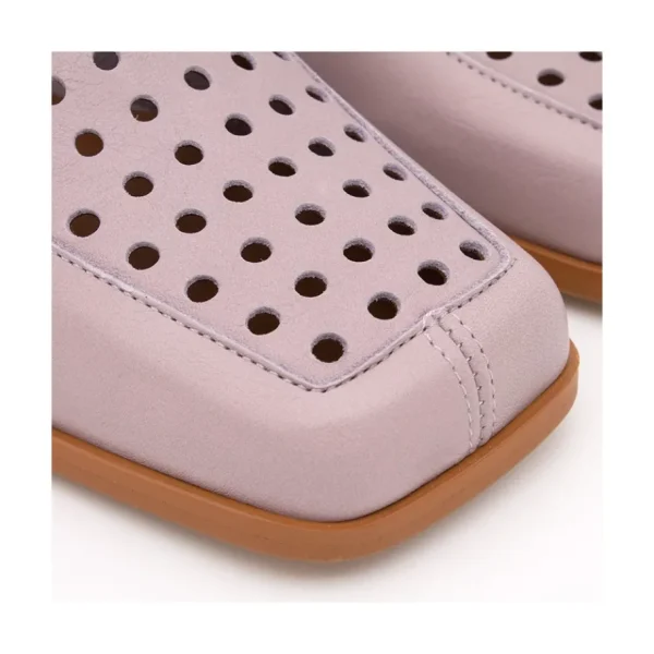 Ángel Alarcón Tatum - Leather Heeled Summer Loafer Sale