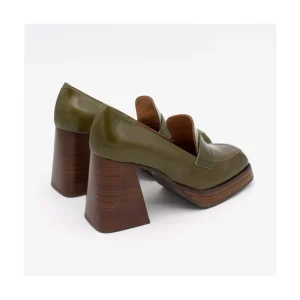 Ángel Alarcón Tular - Women S Chunky Heels & Platforms Leather Moccasins Fashion
