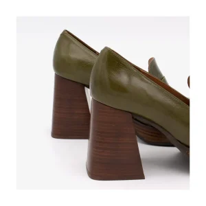 Ángel Alarcón Tular - Women S Chunky Heels & Platforms Leather Moccasins Fashion